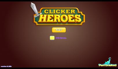 Clicker Heroes Title Screen